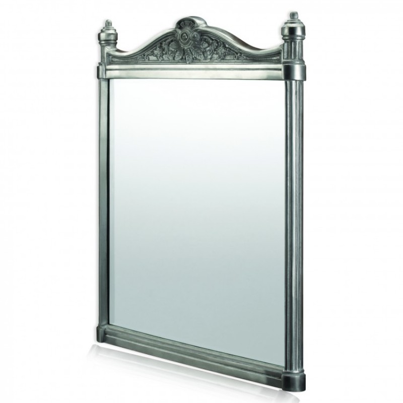 Зеркало Georgian с рамой из полированного алюминия [T37 ALU]