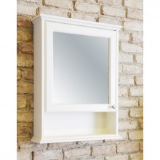 Зеркальный шкаф подвесной, белый [EU4WN]