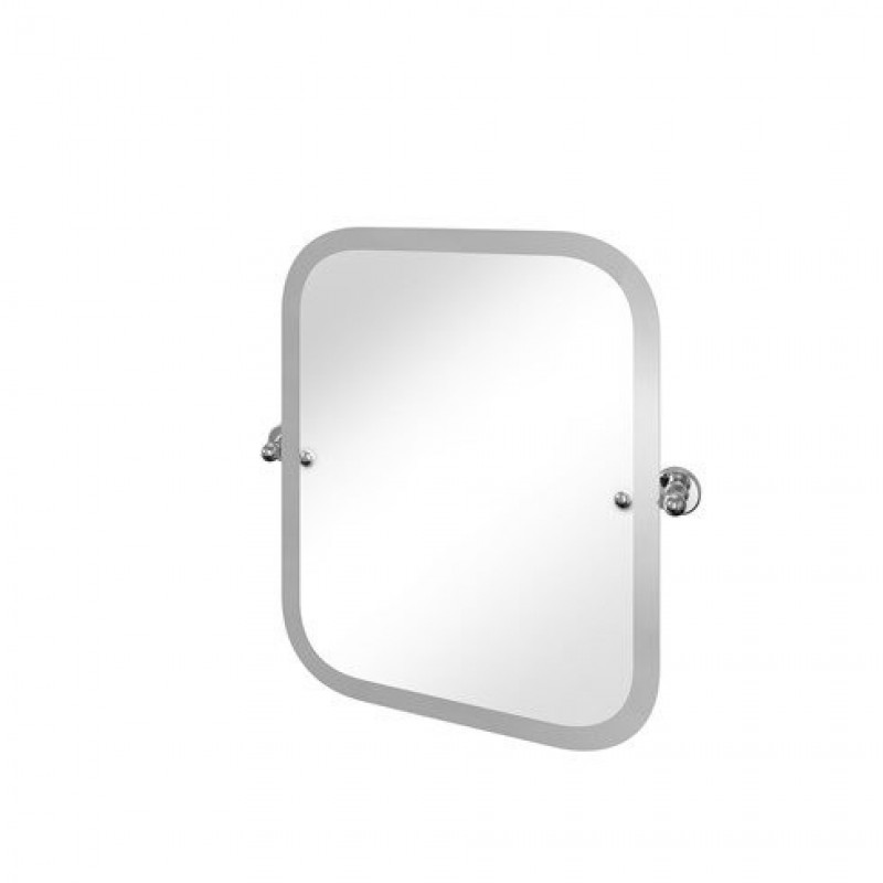Прямоугольное зеркало 590x66x620 mm, ХРОМ