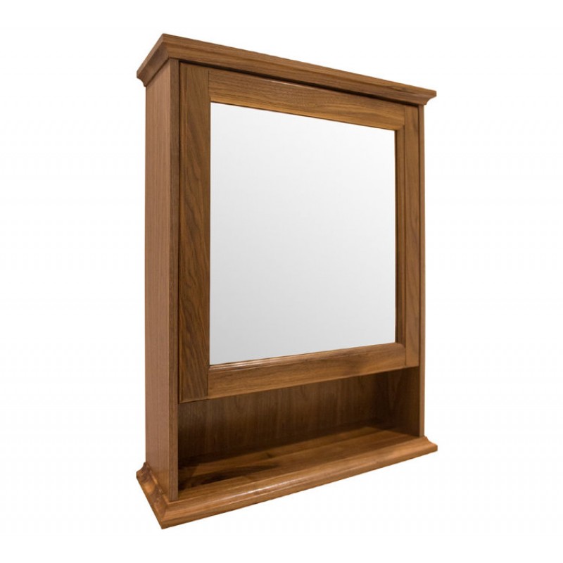 Зеркальный шкаф подвесной, цвет орех [EU4D]